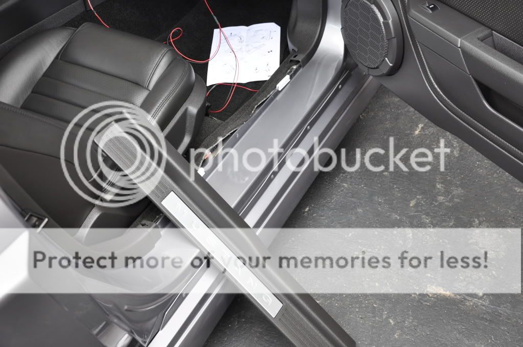 Ford Mustang V6 20052014 How to Install Lighted Door Sill Mustangforums